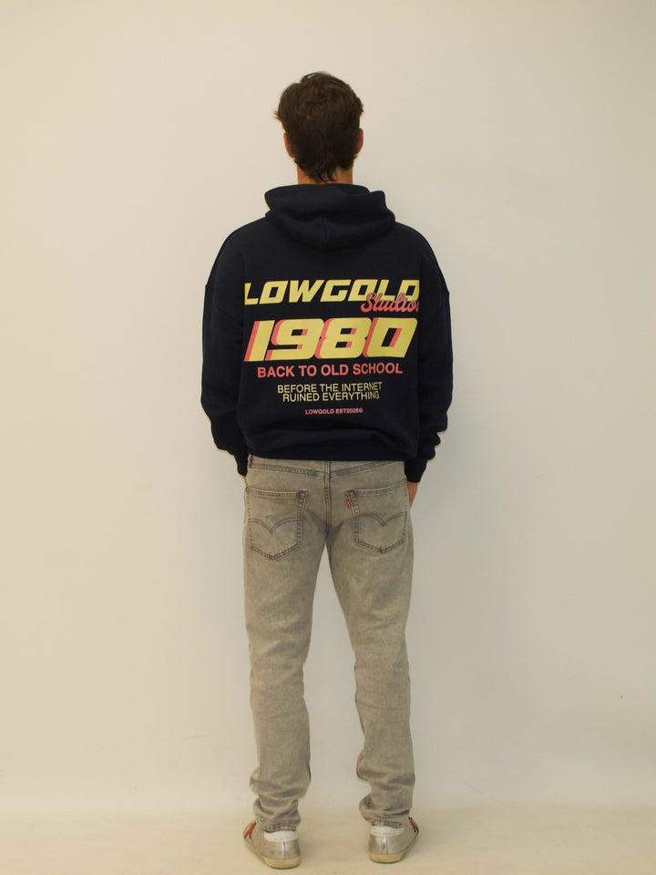 Sudadera LOWGOLD 1980 Azul Noche