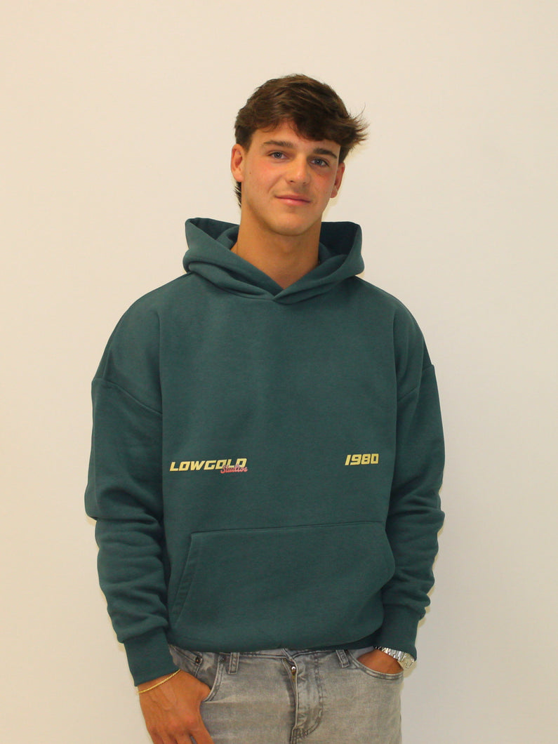 Sudadera LOWGOLD 1980 Verde Retro